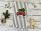 Preview: Retro Auto Weihnachts Set - doodle Stickdatei